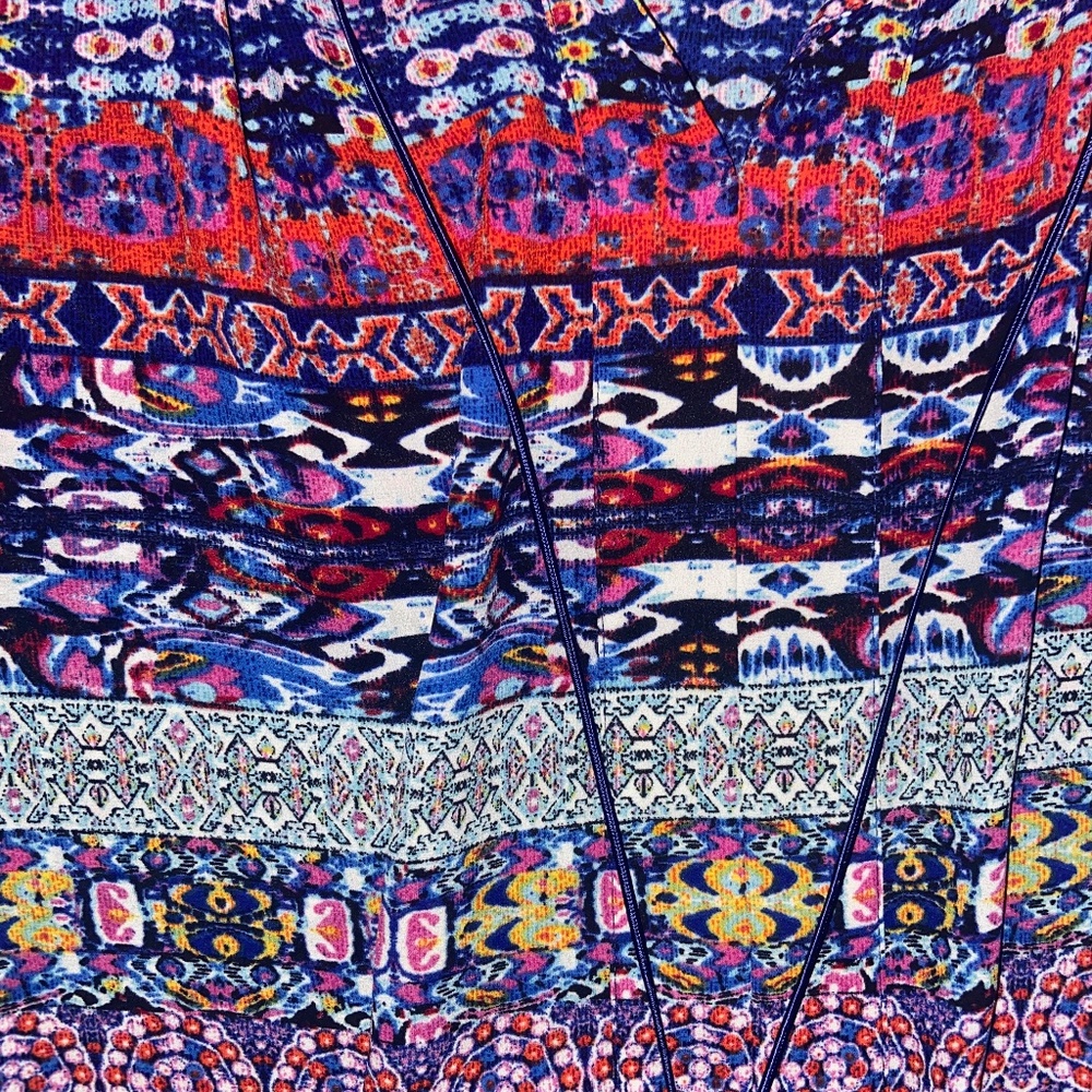 Boho Mixed Pattern Tunic - Picture 2 of 5